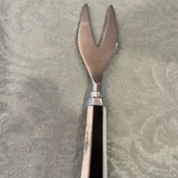 Black and White Bone Cheese Server Set - Picture 2 of 8